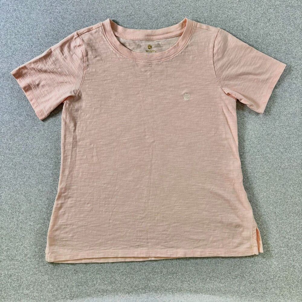 Spartina 449 Women’s T-Shirt Size Small Light Pink 100% Cotton Short Sleeve Tee